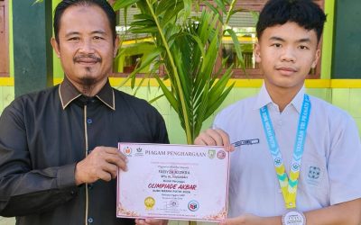 Santri MTs Al Hasanah Raih Medali Perunggu di Olimpiade Akbar Bumi Merah Putih 2026